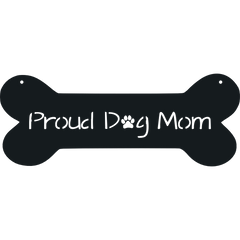 Proud Dog Mom - Metal Wall Art