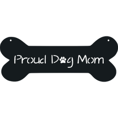 Proud Dog Mom - Metal Wall Art